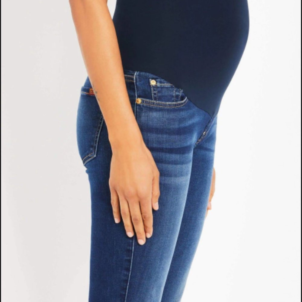 7 for All Mankind Maternity Jeans Size 27